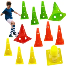 12x-pacholek-treningowy-z-otworami-32cm-stozek-do-treningu-elastyczny-mix