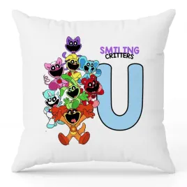 poduszka-ozdobna-biala-smiling-critters-monogram-litera-u-na-prezent-wzory