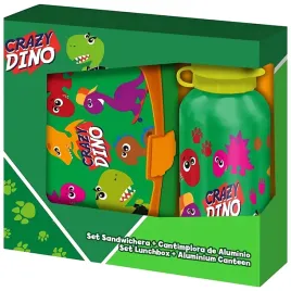 zestaw-lunch-box-dla-dzieci-crazy-dino-2-czesciowy-zielony-alu-tworzywo