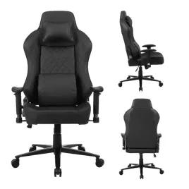 fotel-gamingowy-biurowy-obrotowy-sonic-czarny-skora-pu