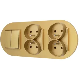 wlacznik-podwojny-i-dwa-gniazda-podwojne-z-ramka-okragla-seria-mini-zloty