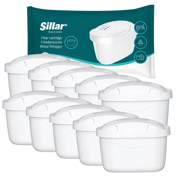 Sillar: 10x filtr do dzbanek filtrujący Dafi zamiennik / do dzbanek Brita
