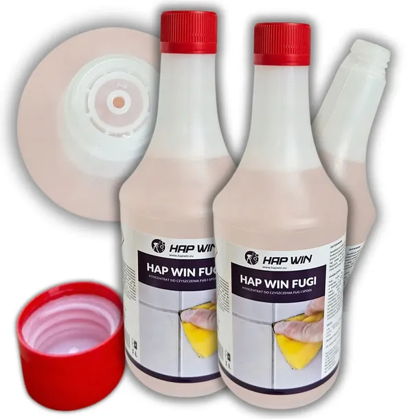 HAP WIN FUGI SPOINY PŁYN ŚRODEK DO CZYSZCZENIA MYCIA FUG SPOIN PŁYTEK 1L