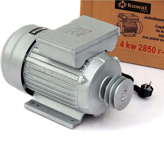 SILNIK 4 kw 2850r 230v elektryczny jednofazowy