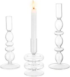 swieczniki-szklane-3szt-bezbarwne-stozkowe-eleganckie-dekoracja-na-stol