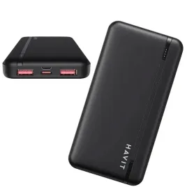 havit-pb90-power-bank-10000mah-powerbank-18w-pd-2x-usb-usb-c-type-c-2a