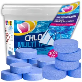 chlor-multi-tabletki-25x-200g-3w1-duze-5kg-chemia-do-basenu-gamix-gratis