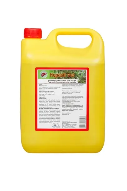 Hepasil Vet 5 kg 5 l - wspomaganie i regeneracja wątroby LAB V