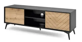 stolik-szafka-rtv-czarna-dab-jodelka-154-cm-dm