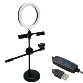 lampa-pierscieniowa-led-ze-statywem-i-uchwytami-na-telefon-i-mikrofon