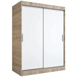 szafa-przesuwna-2-drzwi-150-cm-sonoma-biala-mkp