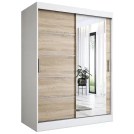 szafa-przesuwna-150-cm-biala-sonoma-lustro-mkp