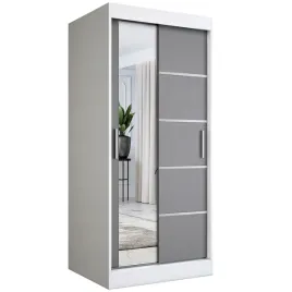 szafa-przesuwna-90-cm-biala-antracyt-lustro-mkp