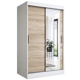 szafa-przesuwna-120-cm-biala-sonoma-lustro-mkp
