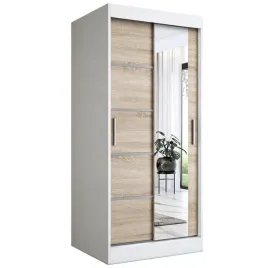 szafa-przesuwna-90-cm-biala-sonoma-lustro-mkp