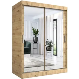 szafa-przesuwna-150-cm-dab-artisan-lustro-mkp