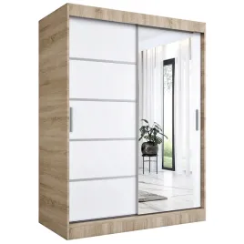 szafa-przesuwna-150-cm-sonoma-biala-lustro-mkp