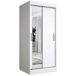 szafa-przesuwna-2-drzwi-90-cm-biala-lustro-mkp
