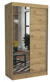 szafa-100-cm-dab-artisan-1-lustro-przesuwna-ml