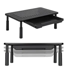 stolik-podstawka-pod-monitor-regulowana-z-szuflada-czarna-mozos-spm1