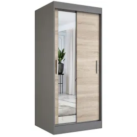 szafa-przesuwna-90-cm-antracyt-sonoma-lustro-mkp