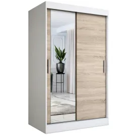 szafa-przesuwna-120-cm-biala-sonoma-lustro-mkp
