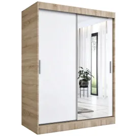 szafa-przesuwna-150-cm-sonoma-biala-lustro-mkp