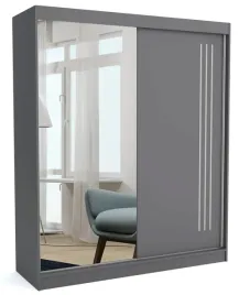 szafa-160-cm-antracyt-lustro-listwy-przesuwna-ml
