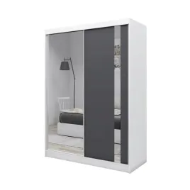 szafa-2-drzwi-160-cm-bialy-szary-lustro-g160