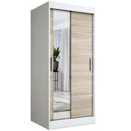 szafa-przesuwna-90-cm-biala-sonoma-lustro-mkp