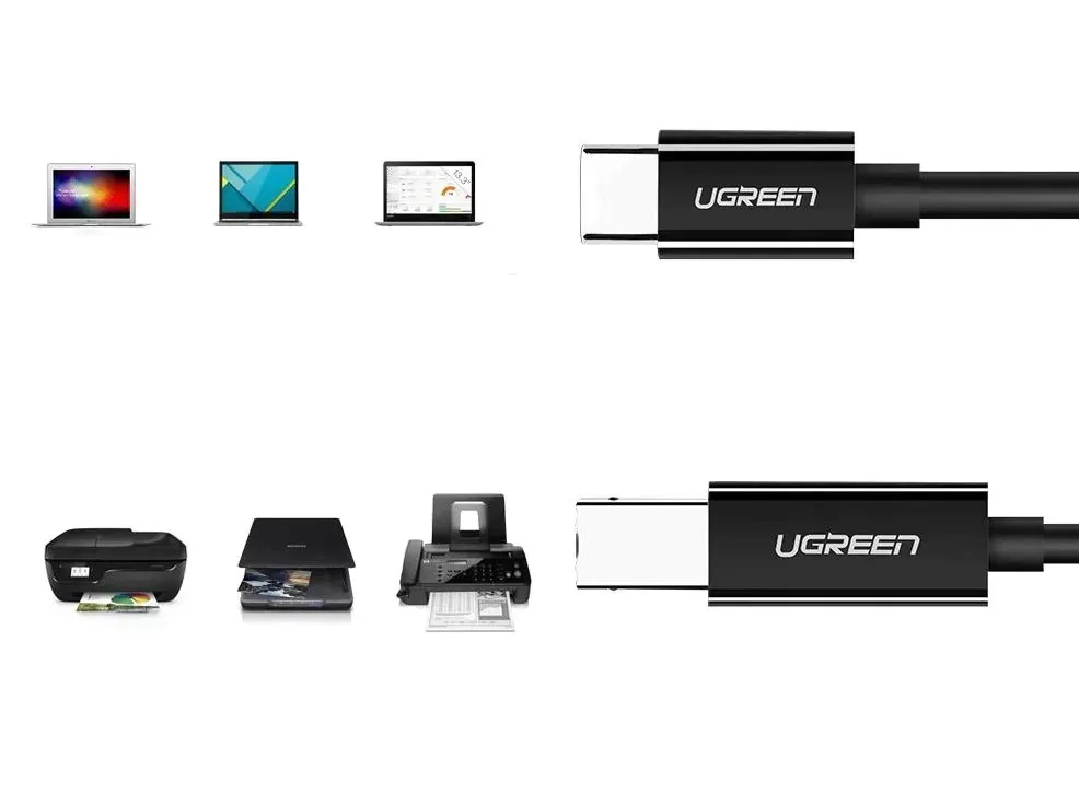 ugreen-kabel-przewod-usb-2-0-c-b-do-drukarki-2m