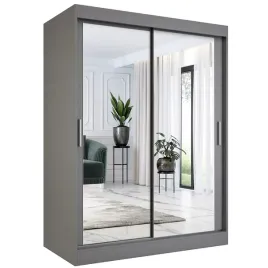 szafa-przesuwna-150-cm-szara-antracyt-lustro-mkp