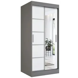 szafa-przesuwna-90-cm-antracyt-biala-lustro-mkp