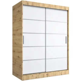 szafa-dwudrzwiowa-150cm-artisan-bialy-listwy-mkp