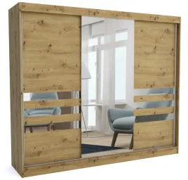 szafa-duza-przesuwna-250-cm-dab-artisan-lustra-ml