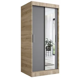 szafa-przesuwna-90cm-sonoma-antracyt-lustro-mkp