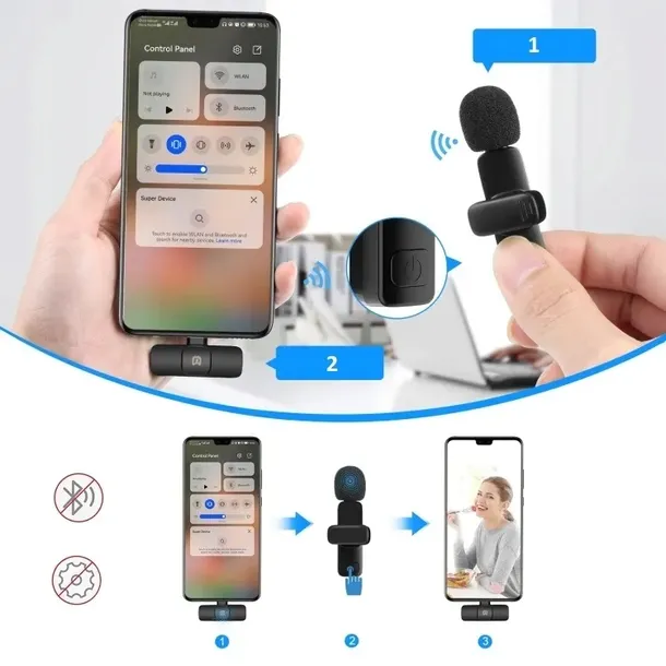 bezprzewodowy-mikrofon-krawatowy-puluz-android-usb-c-stan-opakowania-oryginalne