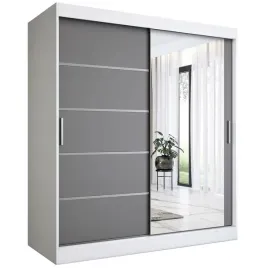 szafa-przesuwna-180-cm-biala-antracyt-lustro-mkp