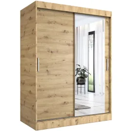 szafa-dwudrzwiowa-z-lustrem-150cm-dab-artisan-mkp