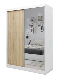 szafa-przesuwna-160-cm-biala-sonoma-lustro-m160
