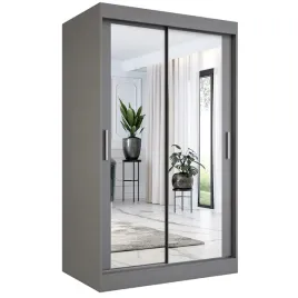 szafa-przesuwna-120-cm-szara-antracyt-lustro-mkp