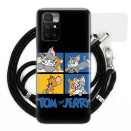 etui-czarny-sznurek-do-xiaomi-redmi-10-2022-case-charms-tom-and-jerry-wz