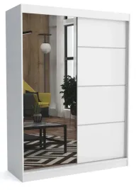 szafa-160-cm-biala-mat-1-lustro-listwy-ml