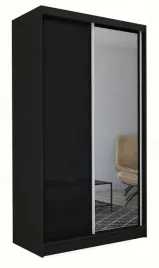 szafa-przesuwna-150-cm-czarna-z-lustrem-p150