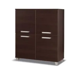 komoda-4-drzwi-100cm-kasztan-wenge-system-x4