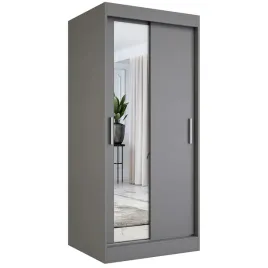 szafa-przesuwna-szara-z-lustrem-90-cm-antracyt-mkp