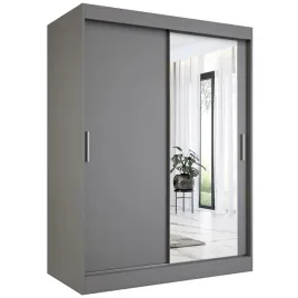 szafa-przesuwna-szara-z-lustrem-150cm-antracyt-mkp