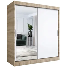 szafa-przesuwna-180-cm-sonoma-biala-lustro-mkp
