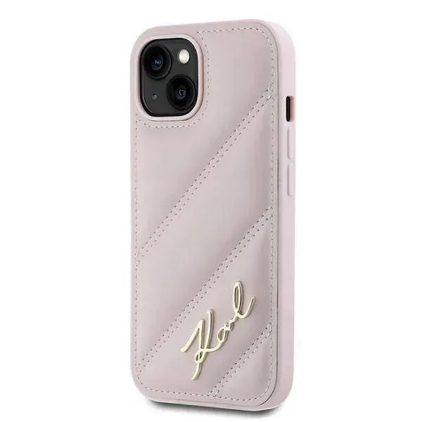 etui-karl-lagerfeld-diagonal-quilted-script-na-iphone-15-plus-14-plus-kolor-rozowy