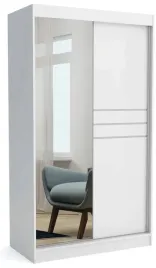 szafa-przesuwna-100-cm-biala-mat-lustro-listwy-ml